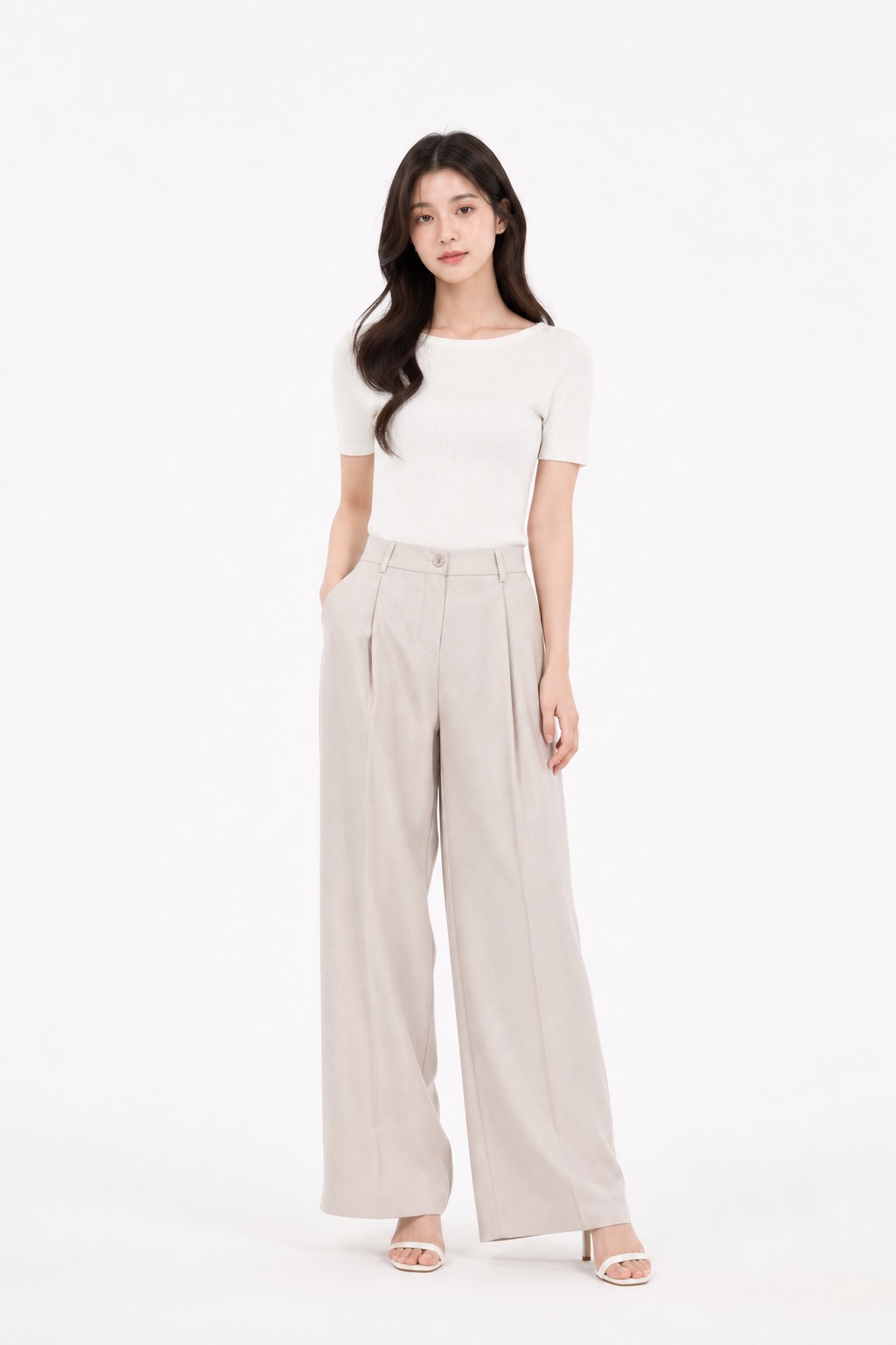 Wide Leg Trousers
